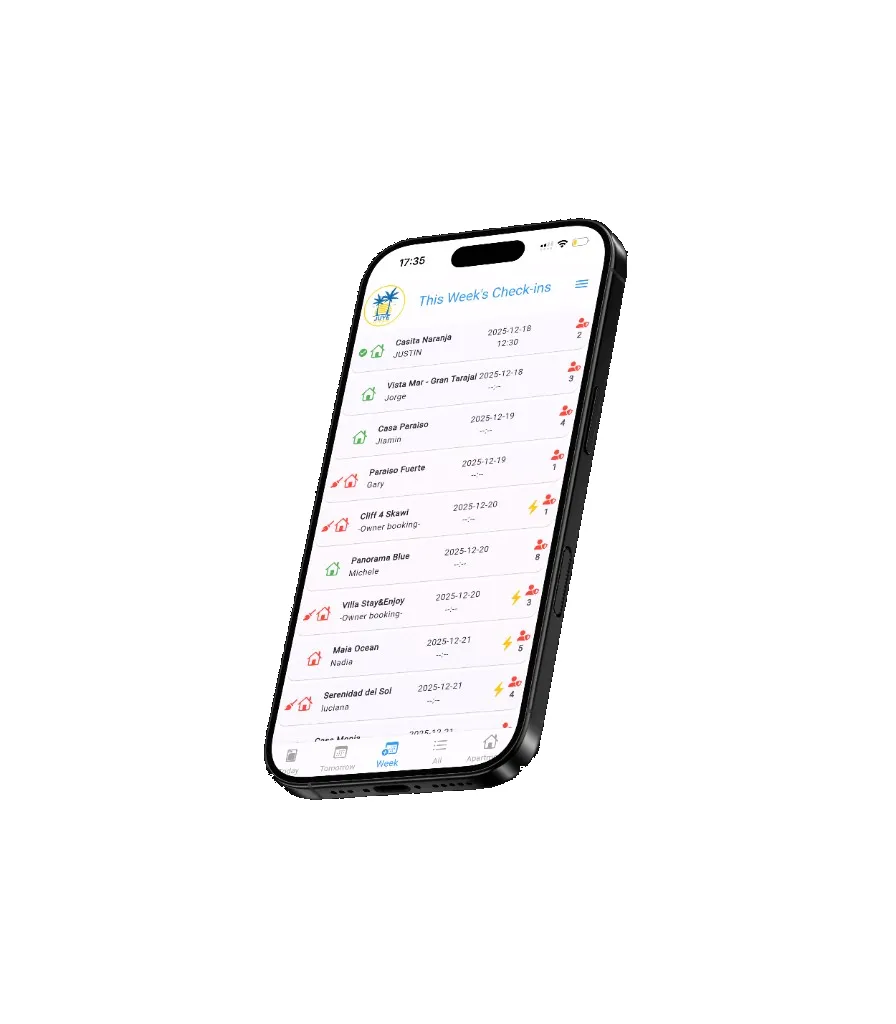 Check-ins móviles en campo
